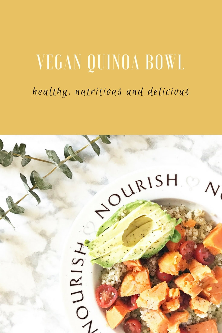 Vegan Quinoa Bowl | Nosh and Nurture