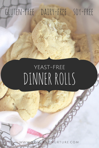 Yeast Free Dinner Rolls | Nosh and Nurture