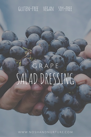 Grape Salad Dressing | Nosh and Nurture